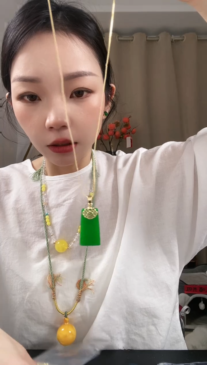 【闪购商品】琥珀颈饰未镶嵌E347EEEEE