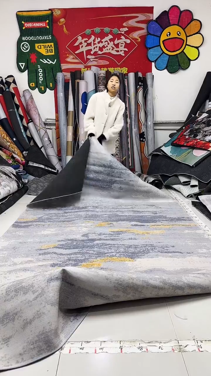 棉麻绒046 200*350瑕疵