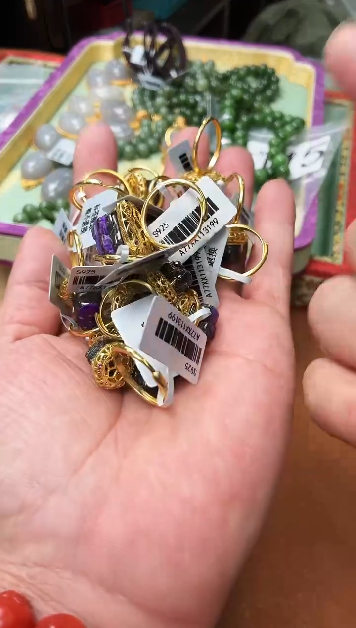 银S925镶嵌苏纪石（舒俱来）戒指X6多样性其一