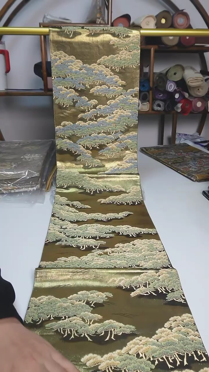 【闪购商品】织绣94西阵织全通松树