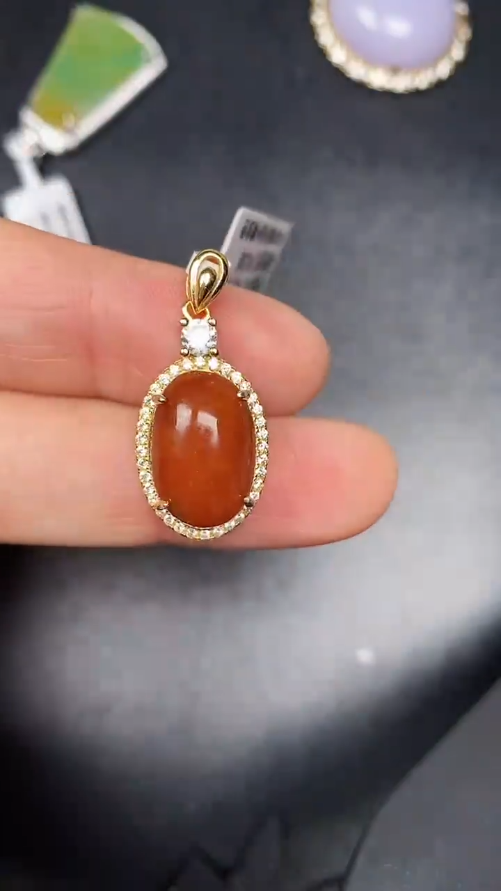 银S925镶嵌戒指翡翠3100