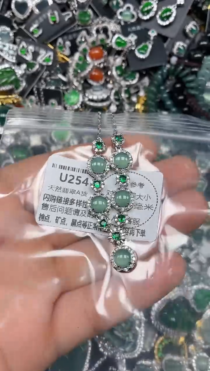 颈饰未镶嵌翡翠U254项链