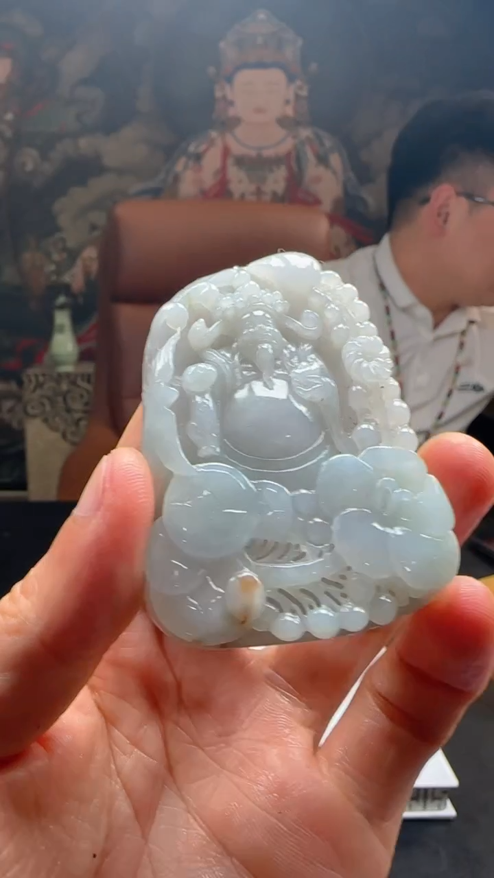 【闪购商品】定制翡翠未镶嵌L-@@QJXC2732