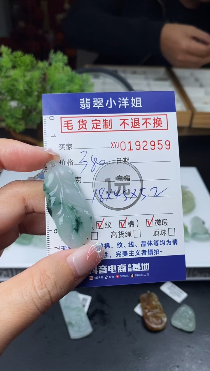 【闪购商品】定制翡翠未镶嵌毛货商品 不退换/2959