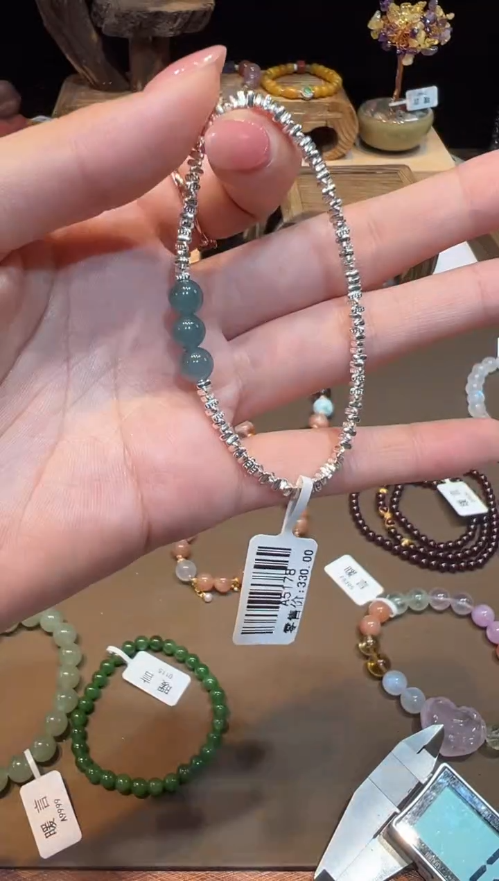 未镶嵌手链翡翠手饰@@A5178