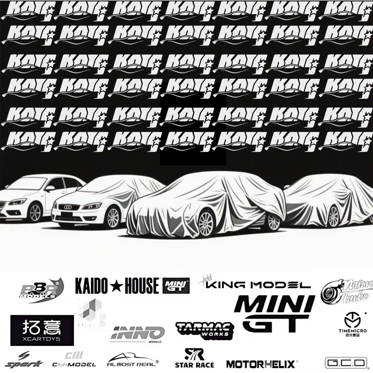 1/64合金汽车模型MINIGT&KAIDO HOUSE整端8台