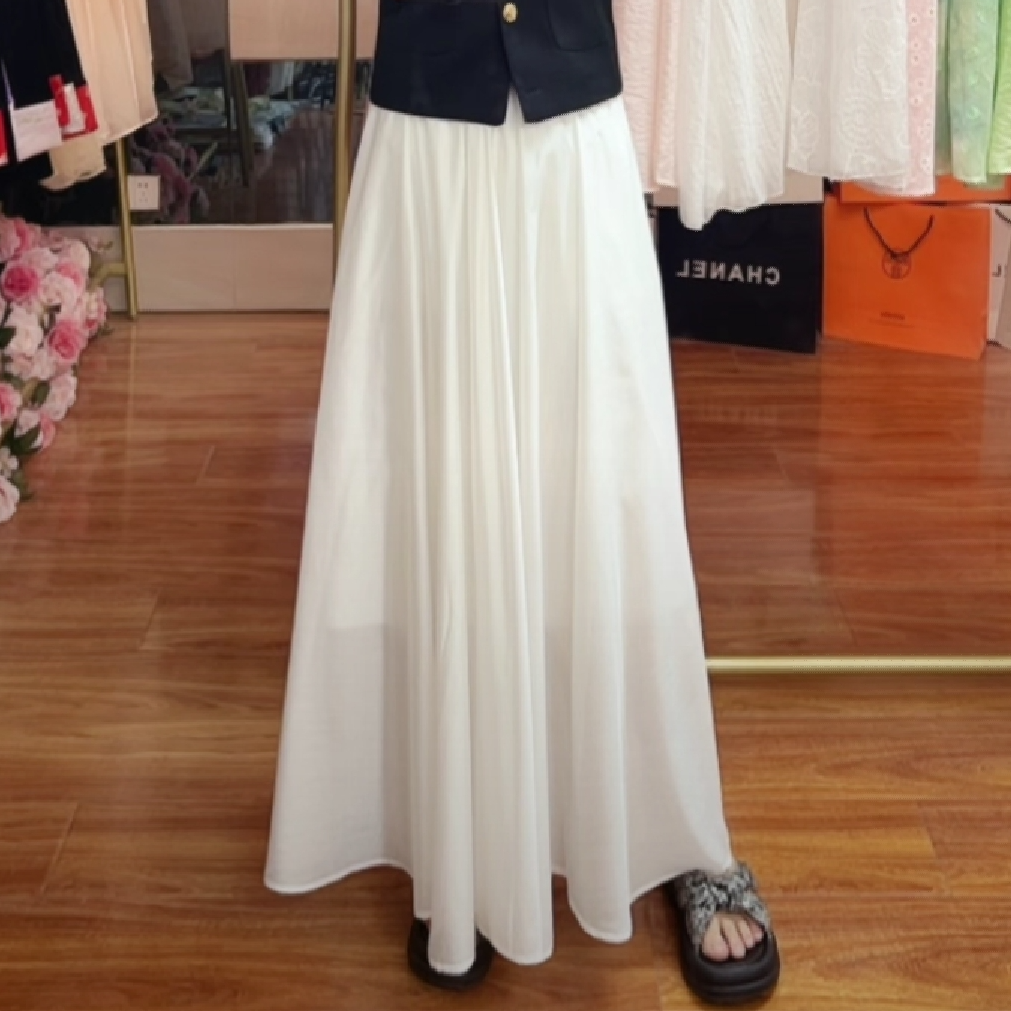 中长款大摆半裙半身裙