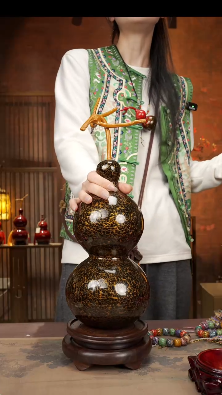 【闪购商品】144易林高端工艺大漆酒葫芦5500