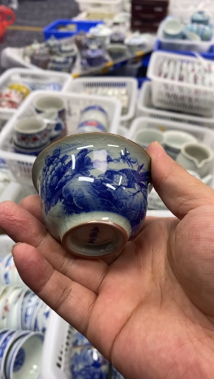 摆件陶景德陶瓷茶具容量约50