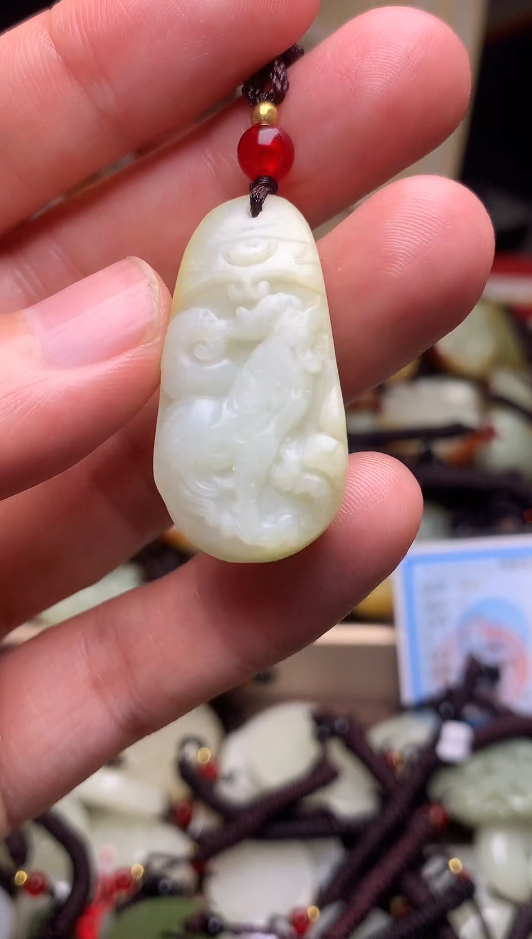 颈饰未镶嵌和田玉新疆料青海料清水和田玉吊坠