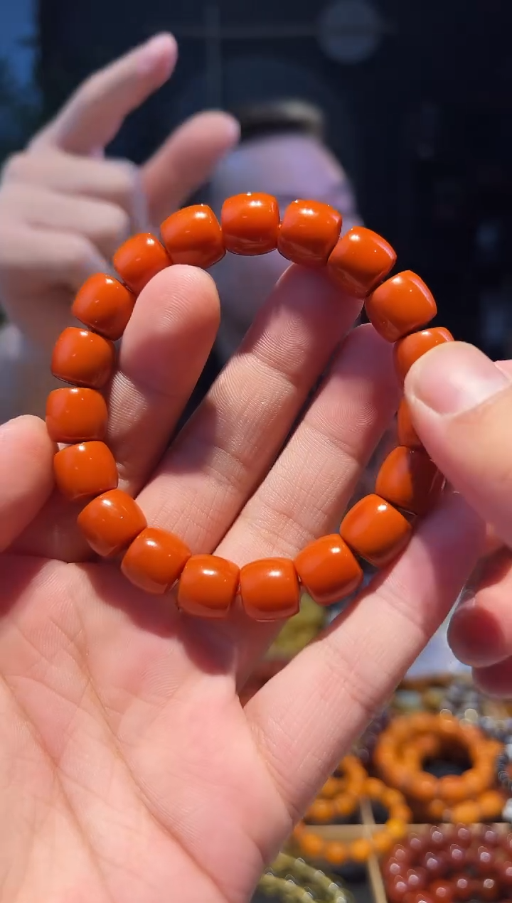 【闪购商品】南红玛瑙手串未镶嵌11+(柿1000)