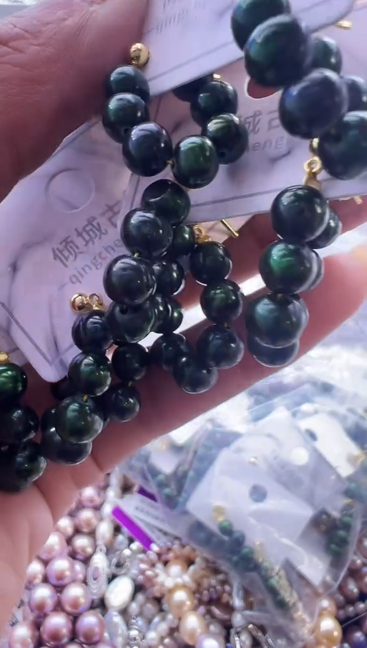 【闪购商品】淡水珍珠耳饰银S925镶嵌455