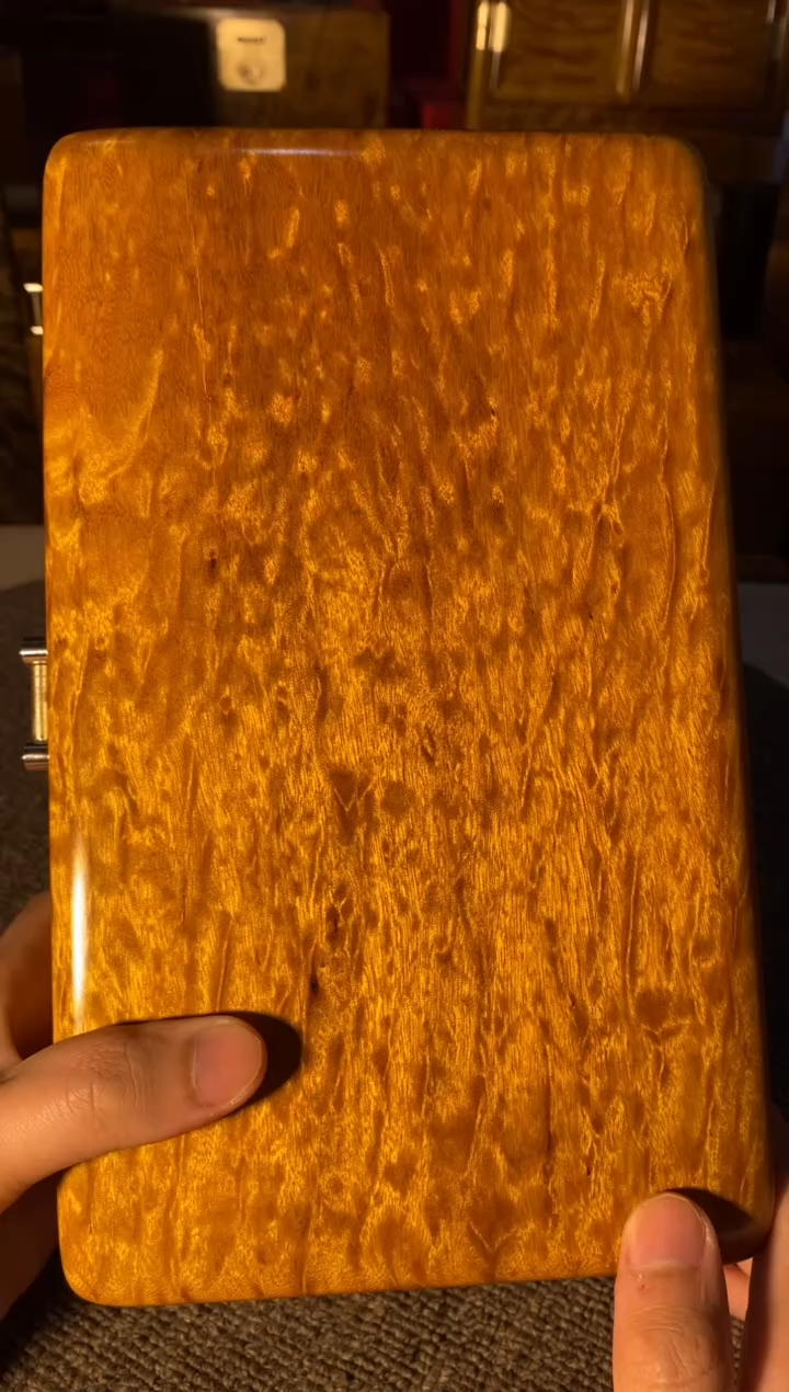 【闪购商品】金丝楠木艺金丝楠首饰盒F14