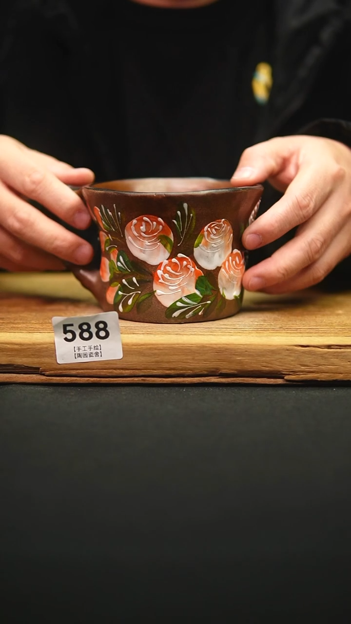 @@陶园瓷舍@@纯手工手绘@高温釉下彩
