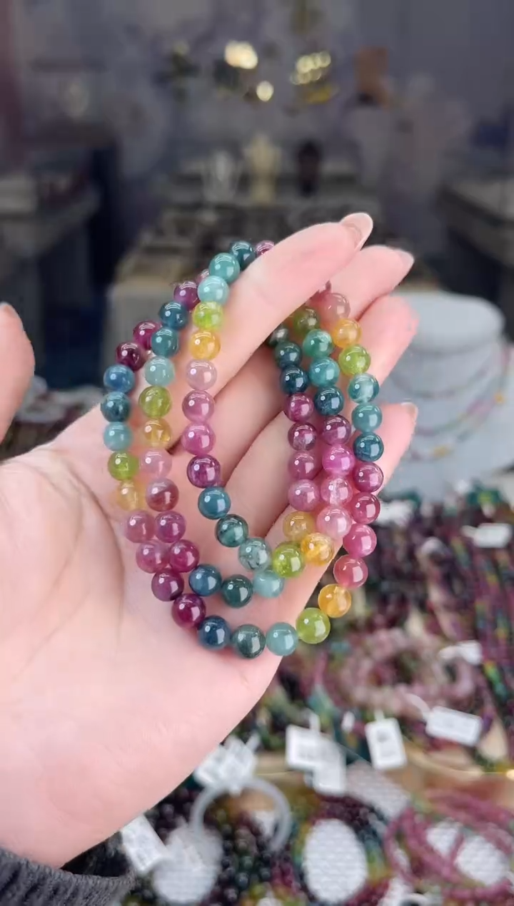 【闪购商品】碧玺/未镶嵌6mm+碧玺多圈多样性发货