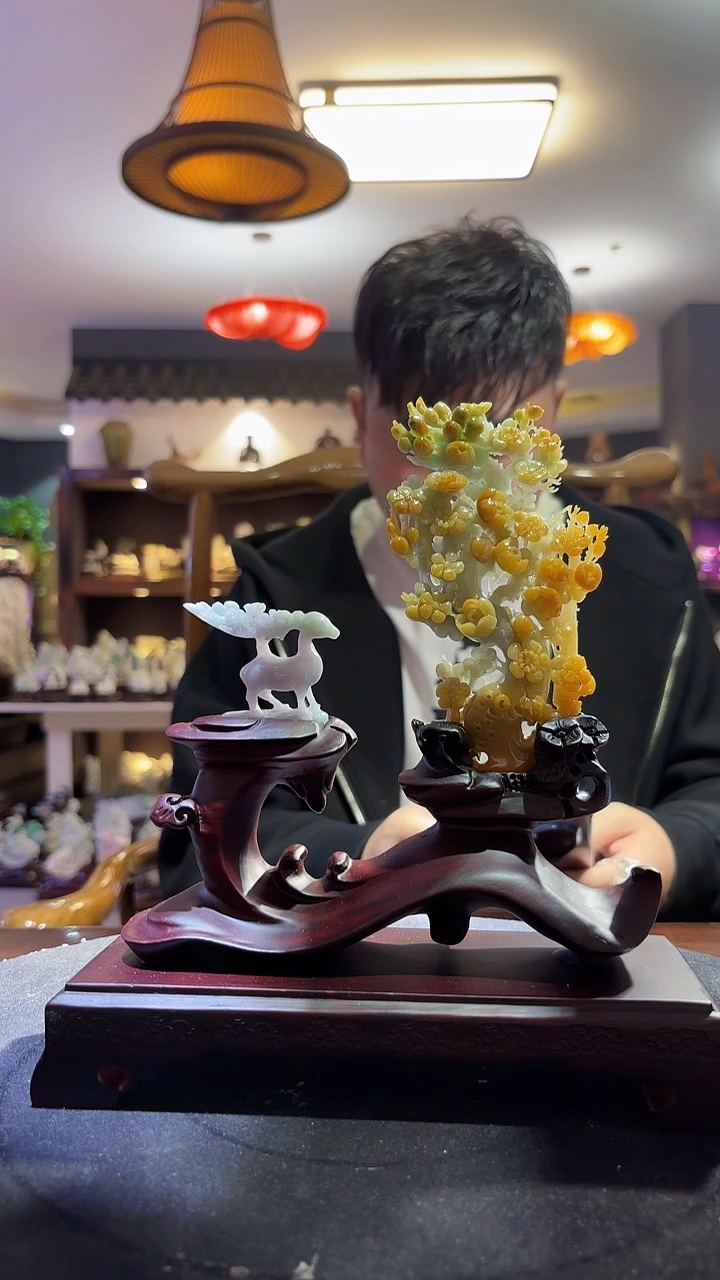 【闪购商品】定制翡翠未镶嵌F/0223/Y/一路有你