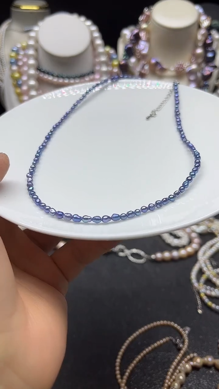 颈饰未镶嵌淡水珍珠多人