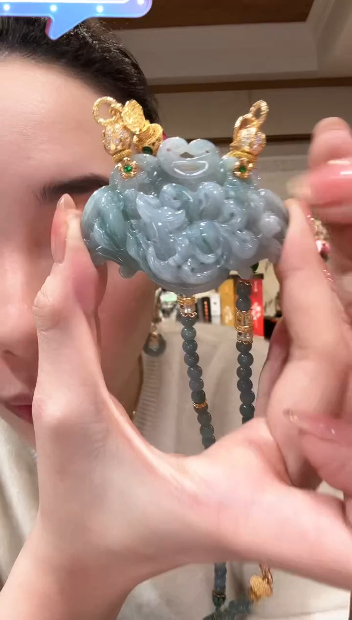 【闪购商品】翡翠颈饰未镶嵌国风