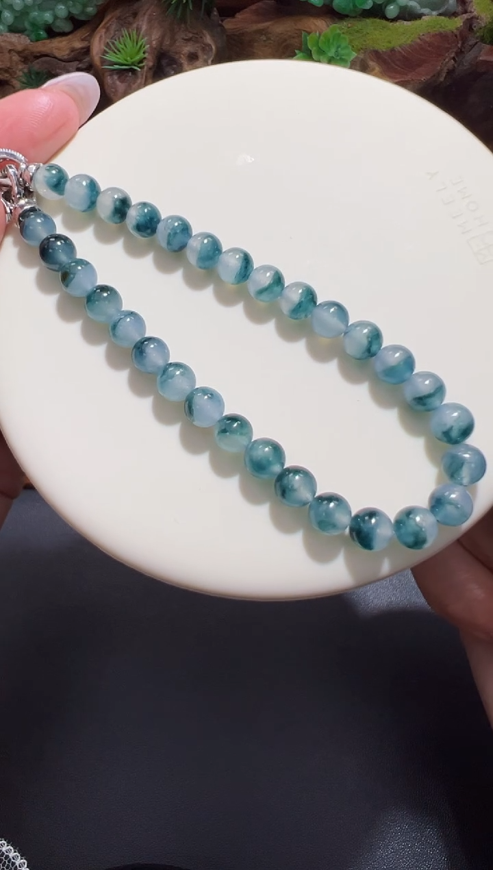 未镶嵌手链翡翠5.7mm单圈