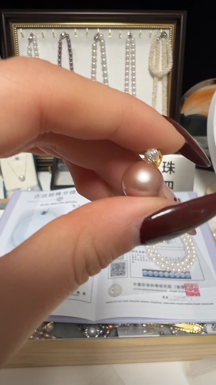 吊坠(不含链)钛钢淡水珍珠永丽珍珠严选