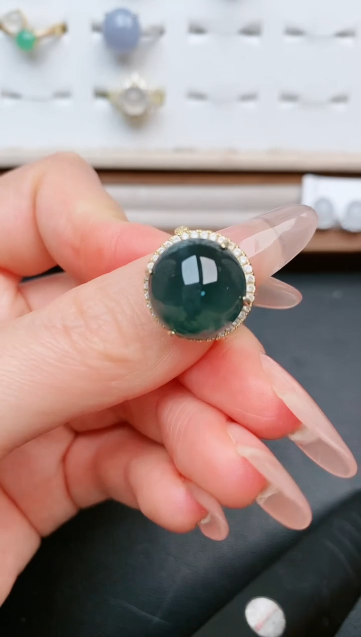 【闪购商品】翡翠戒指银S925镶嵌.....