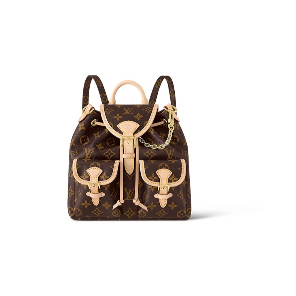 全新未使用 LouisVuitton/路易威登 小花6枫 Excursion双肩小号