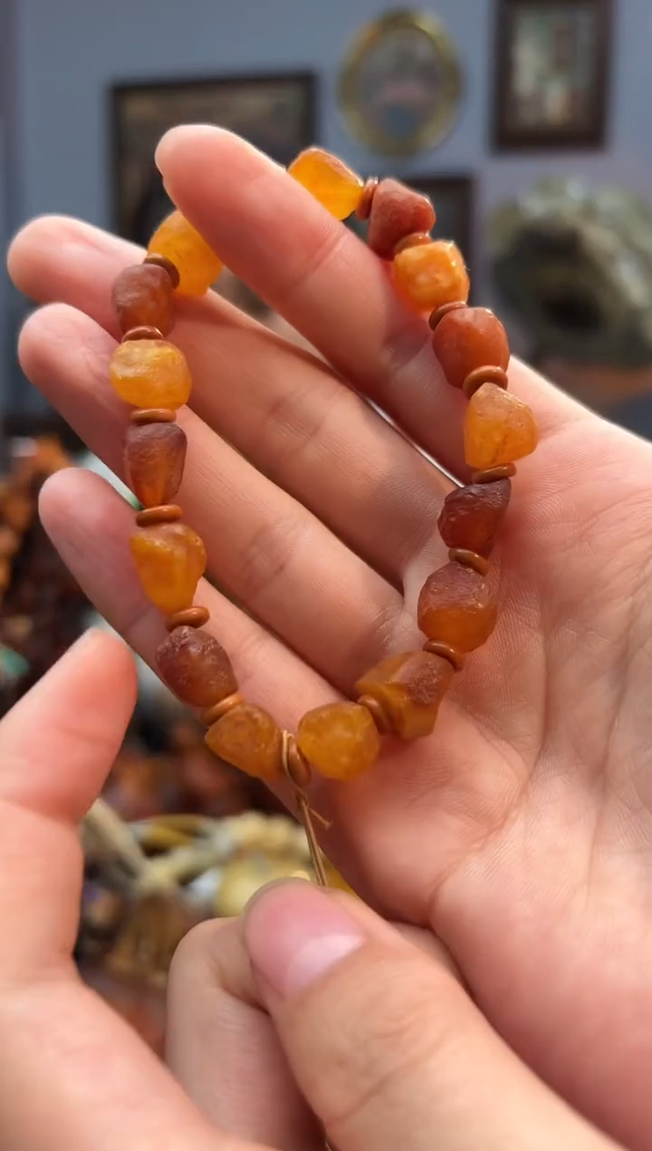 手串琥珀未镶嵌手串