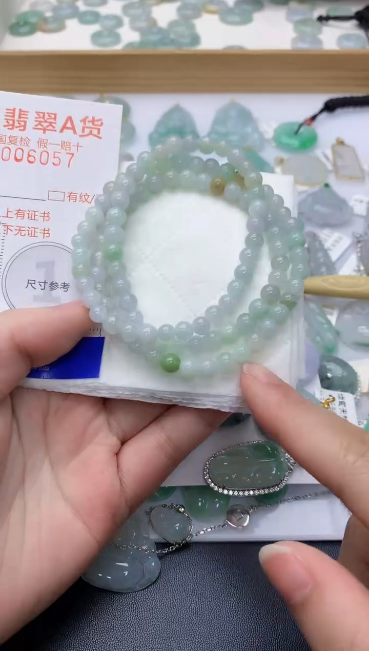 颈饰未镶嵌翡翠天然A货