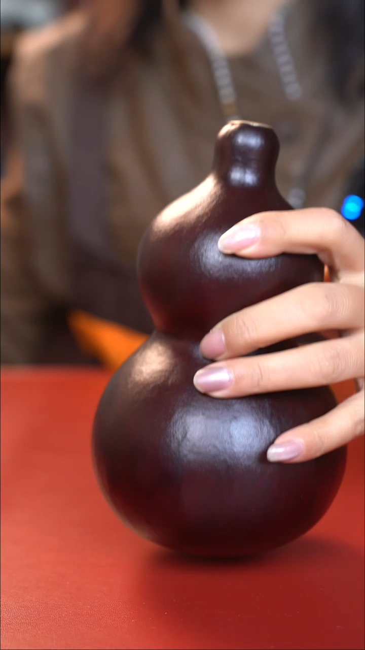 052手工大漆酒葫芦