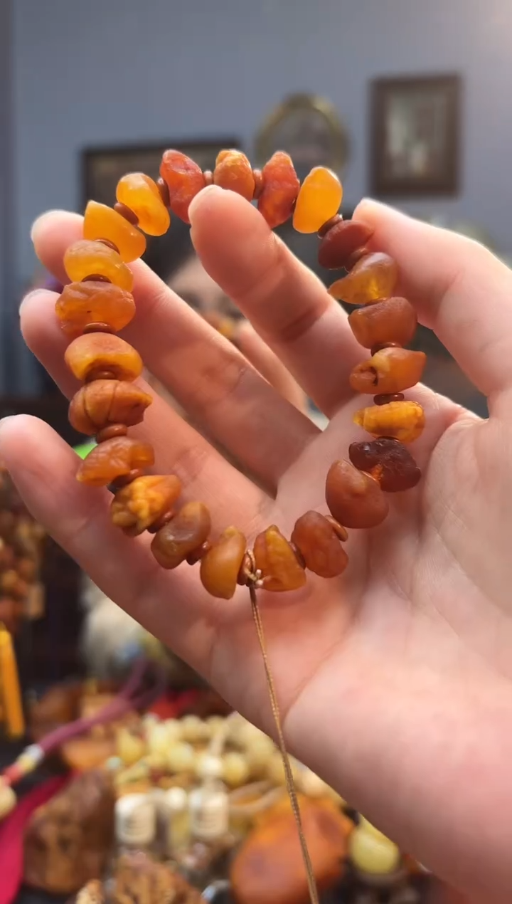 手串琥珀未镶嵌手串