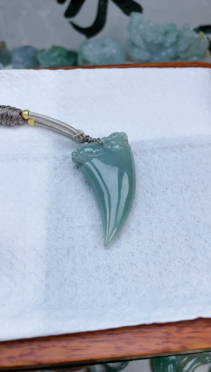 【闪购商品】翡翠颈饰未镶嵌龙牙