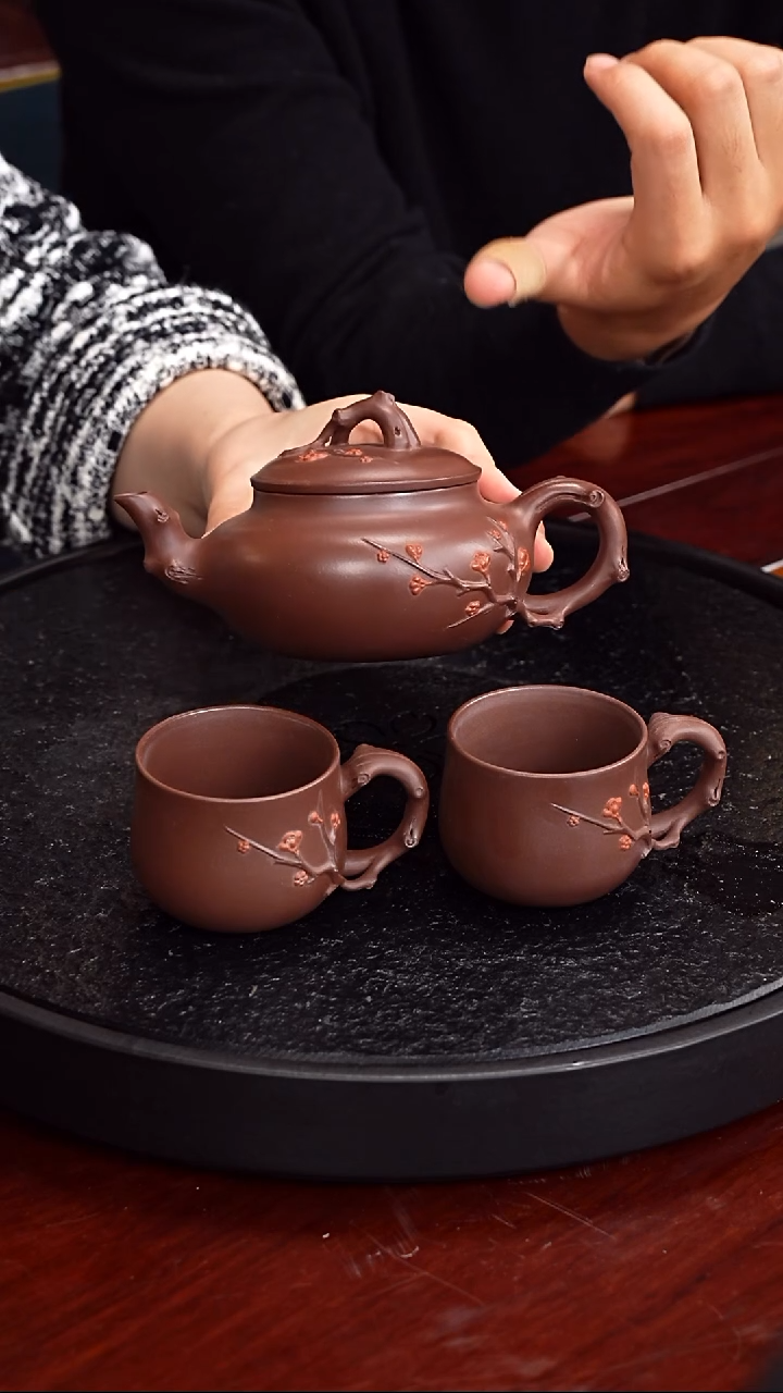 茶壶紫砂蒋氏工堂  报春套组88  底槽清 280毫升