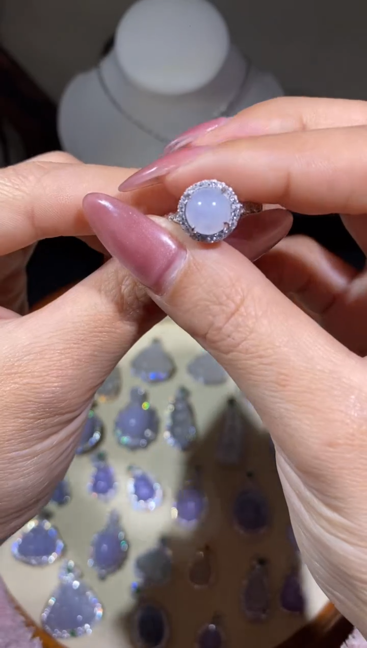 【闪购商品】翡翠戒指未镶嵌天然a货翡翠