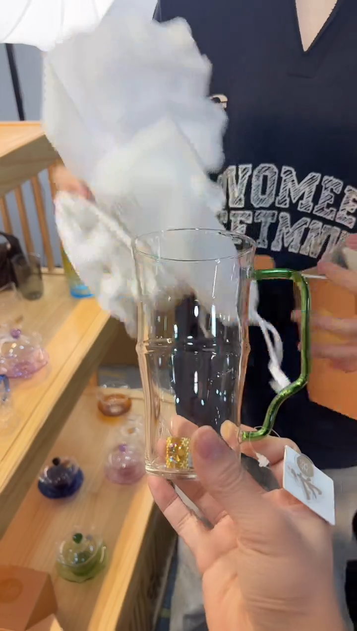 孤品包装瑕疵-禾器-君乐杯-湖绿色