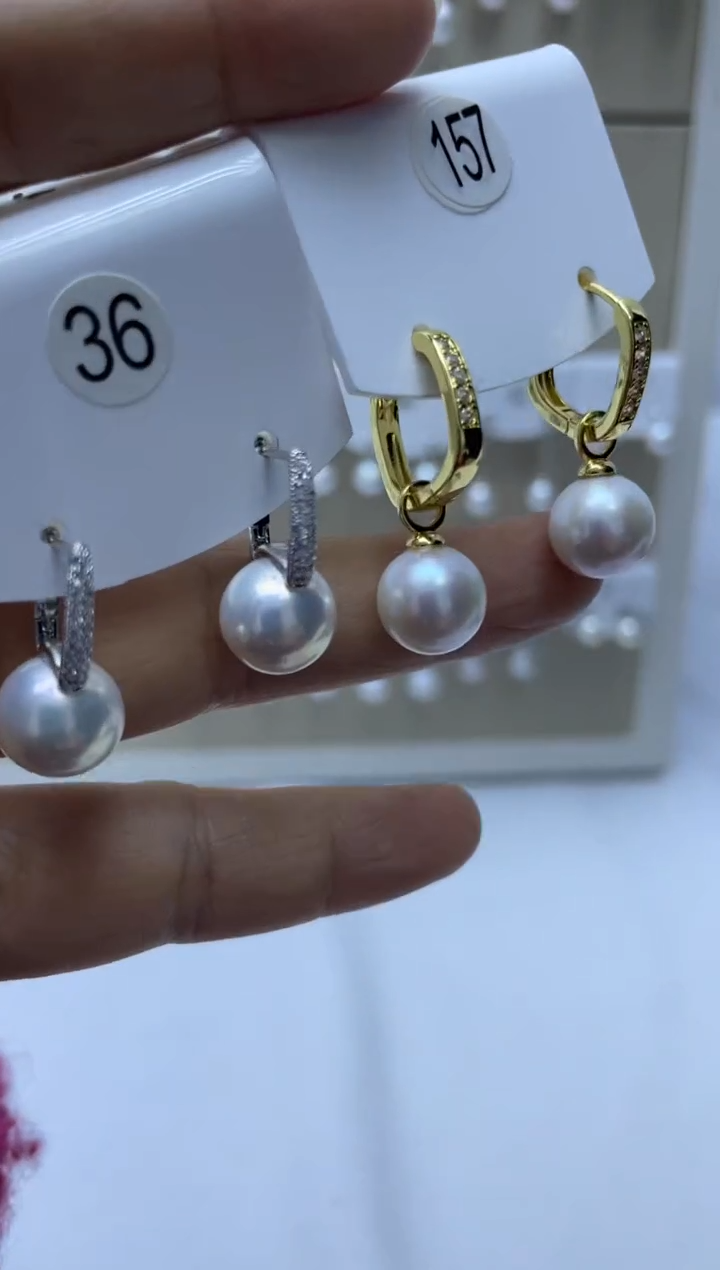 未镶嵌耳饰淡水珍珠157+36
