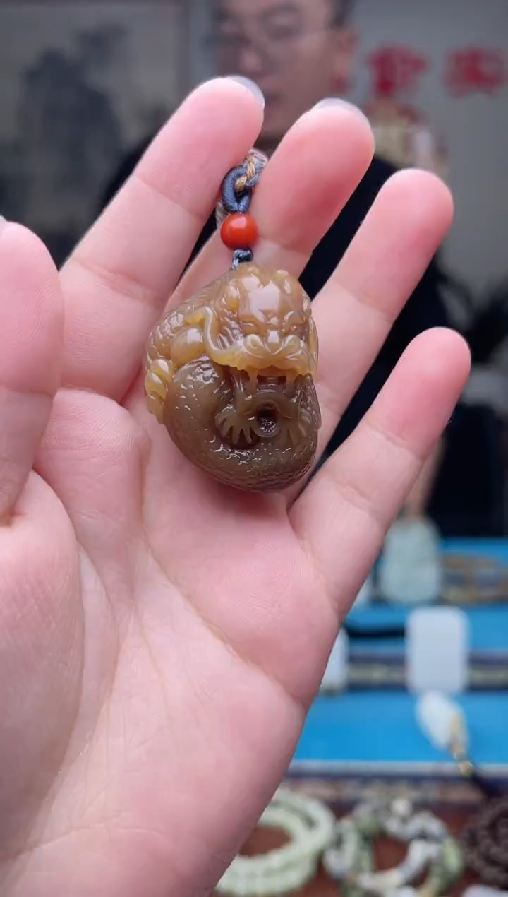 和田玉未镶嵌挂件1