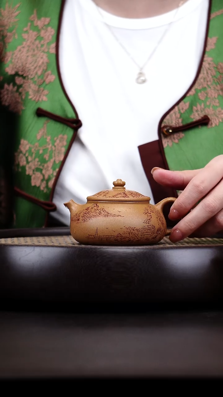 茶壶紫砂悦茗壶紫砂壶          5 （冰窖黄金段）