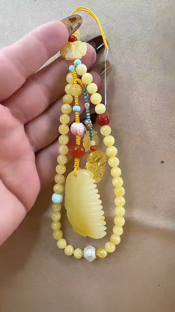 【闪购商品】琥珀颈饰未镶嵌项链