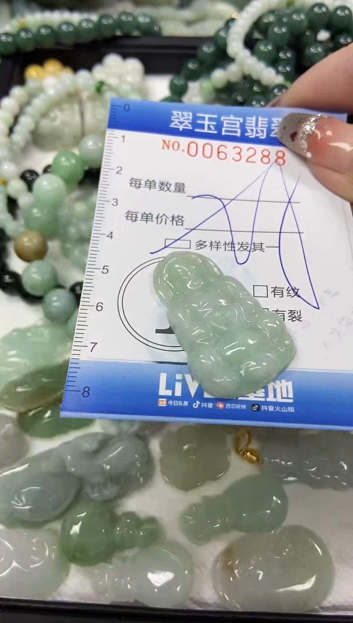 【闪购商品】翡翠颈饰未镶嵌闪购商品0063288多样性发其一