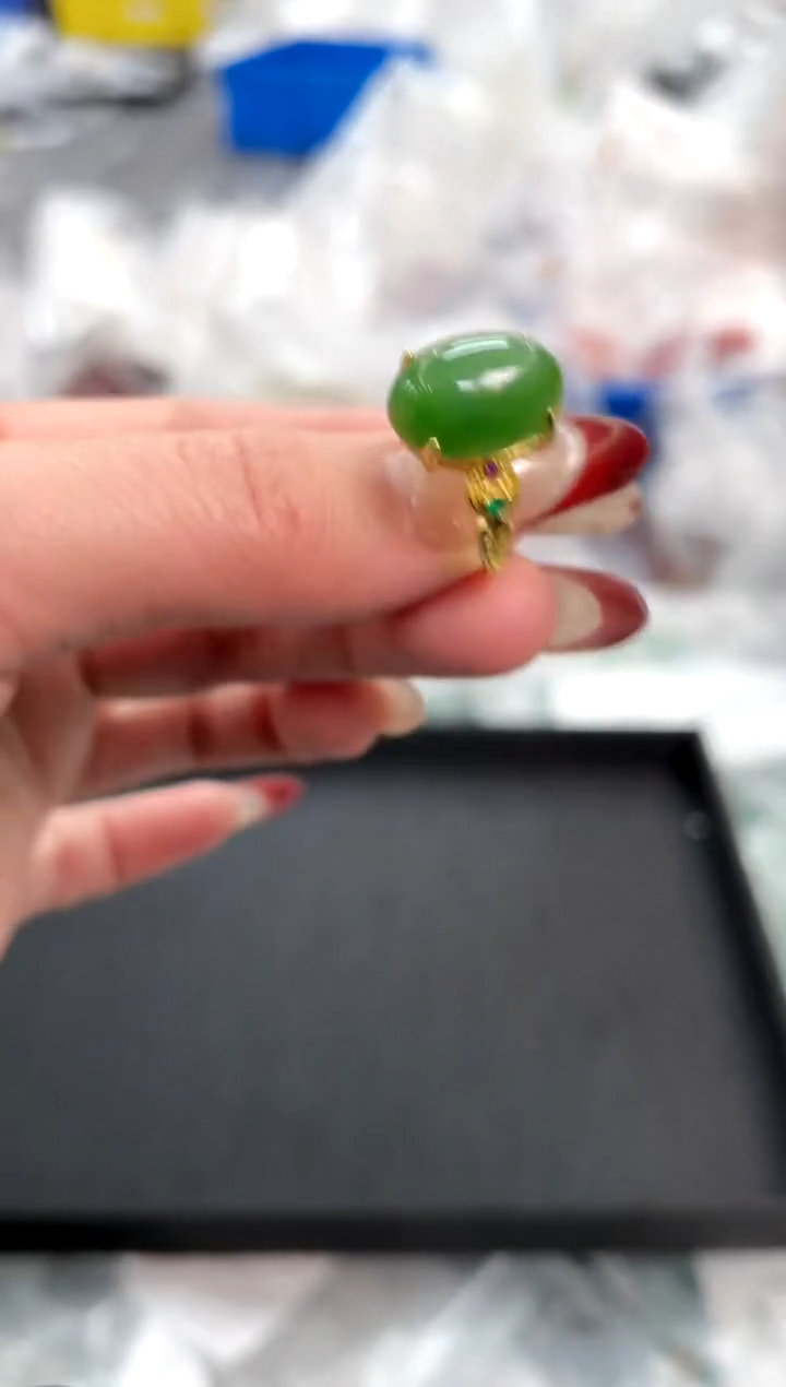 【闪购商品】和田玉·银S925镶嵌（多样性单个发货）