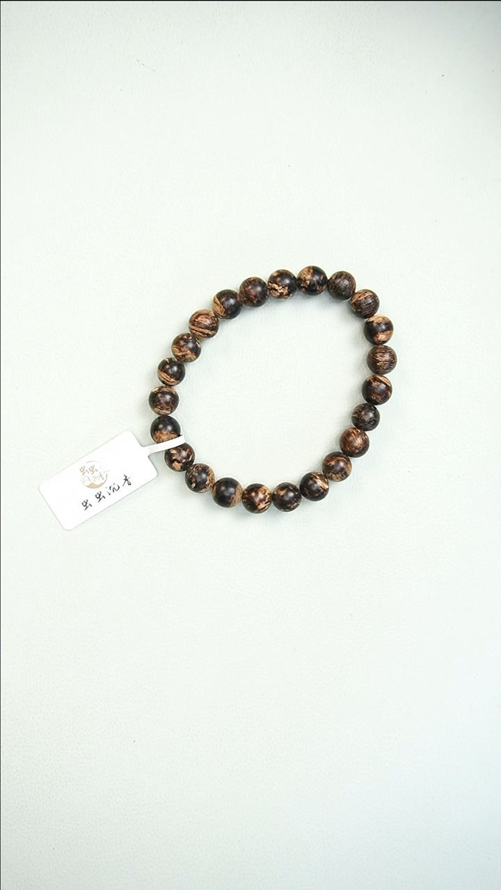 【闪购商品】沉香木手串达拉干沉水8mm*23 9253