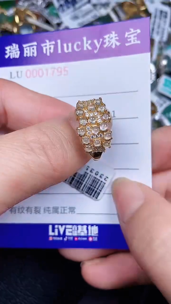 颈饰银S925镶嵌翡翠1795