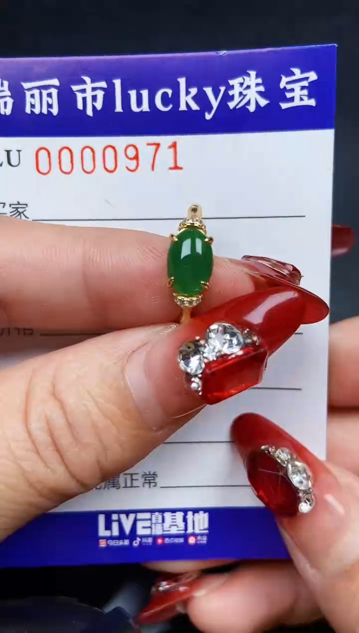【闪购商品】翡翠颈饰银S925镶嵌0971