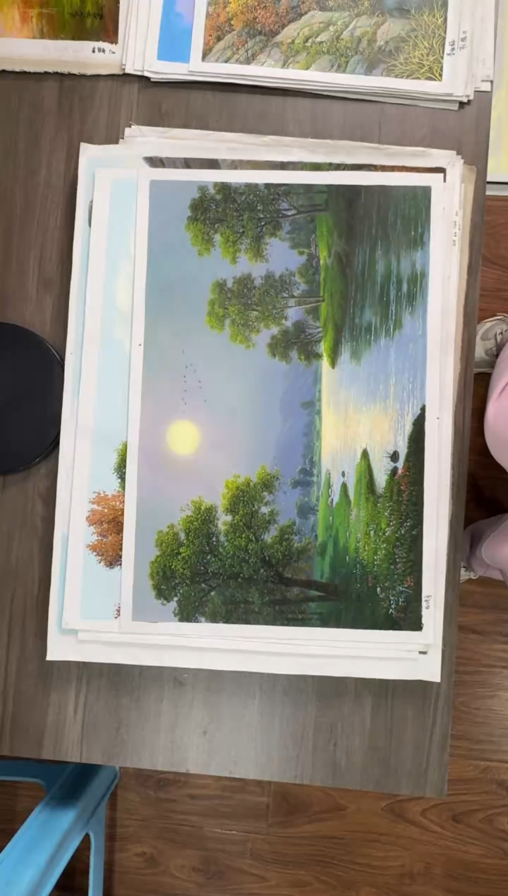 油画【38号】约50*70cm丨朝鲜原创纯手绘孤品油画丨顺丰包邮 