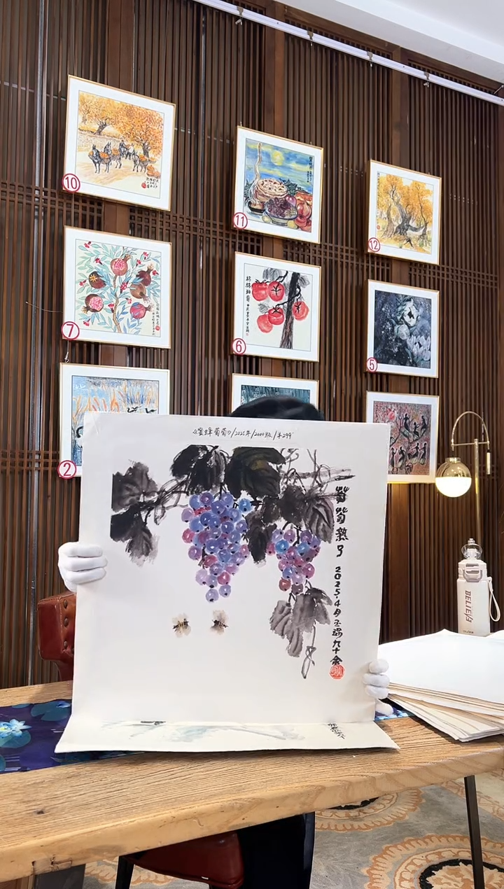 版画耿玉琨名章限量版画S