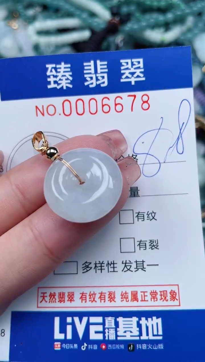 【闪购商品】翡翠颈饰未镶嵌.0006678