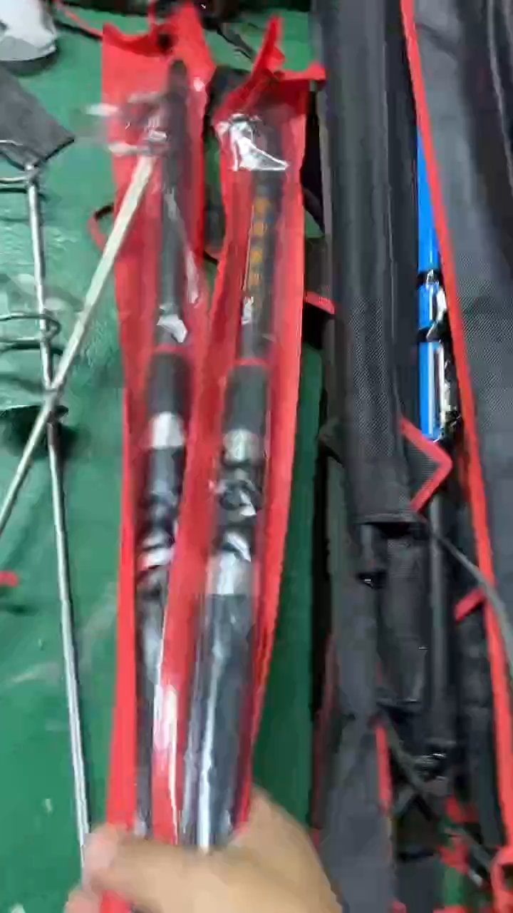 3米海竿两根   送地插