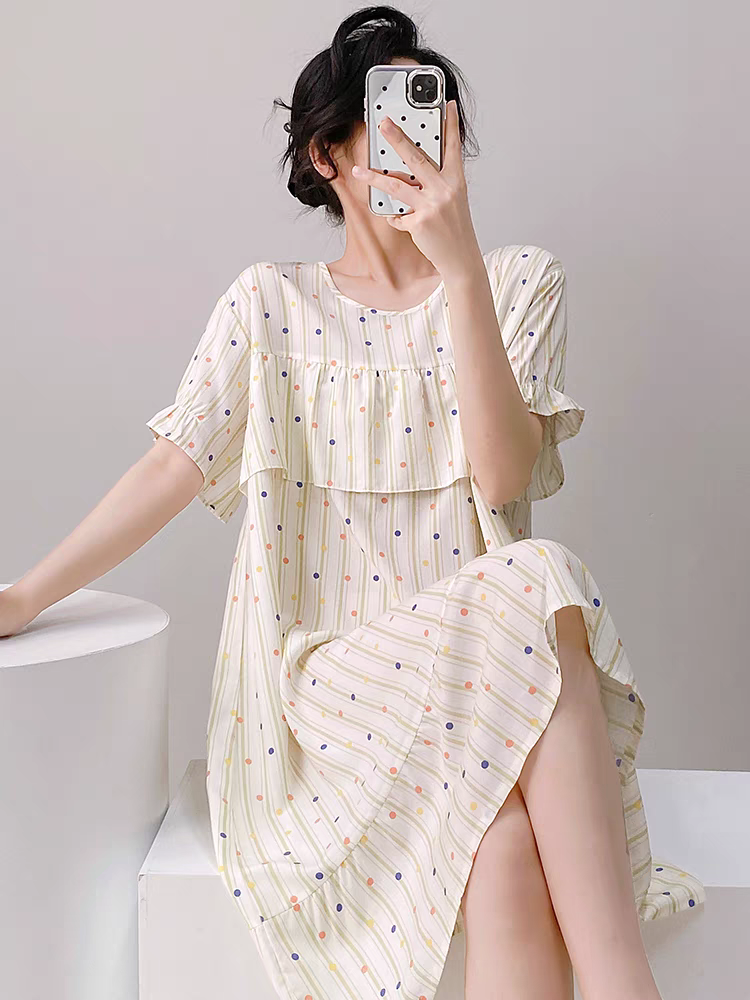 【集合链接按编码拍下】夏季睡裙新款休闲甜美宽松大码家居服可外穿