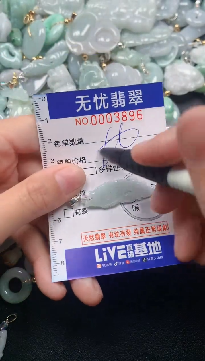 颈饰未镶嵌翡翠3896