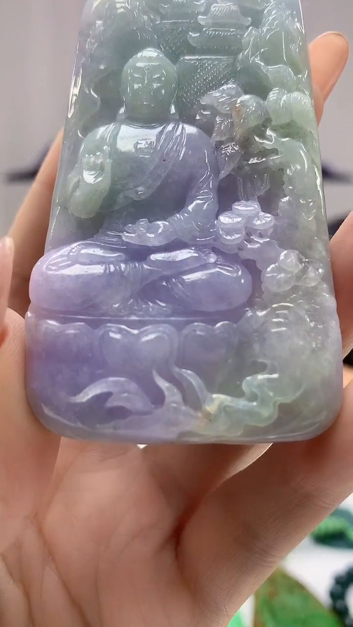 【闪购商品】定制翡翠未镶嵌4688DD-毛货挂件6